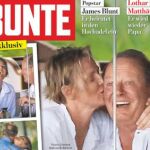 Portada de la revista alemana Bunte.