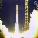 Lanzamiento del cohete que pone en órbita un satélite de Hispasat, en una imagen de archivo