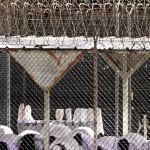 Los reclusos de origen islamista, en unas imágenes de 2009