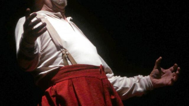 El artista, como «Rigoletto», papel que ha cantado en más de 500 ocasiones