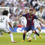 Imagen del clásico de la primera vuelta en el Bernabéu.