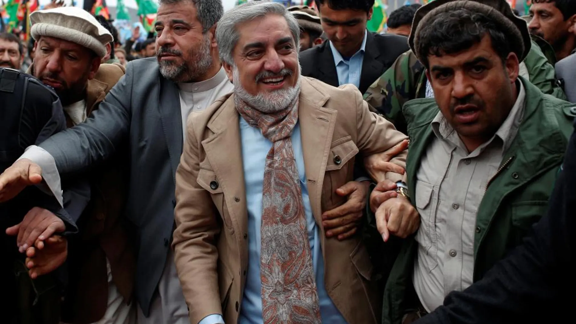 El candidato presidencial Abdulá es el favorito de la primera vuelta