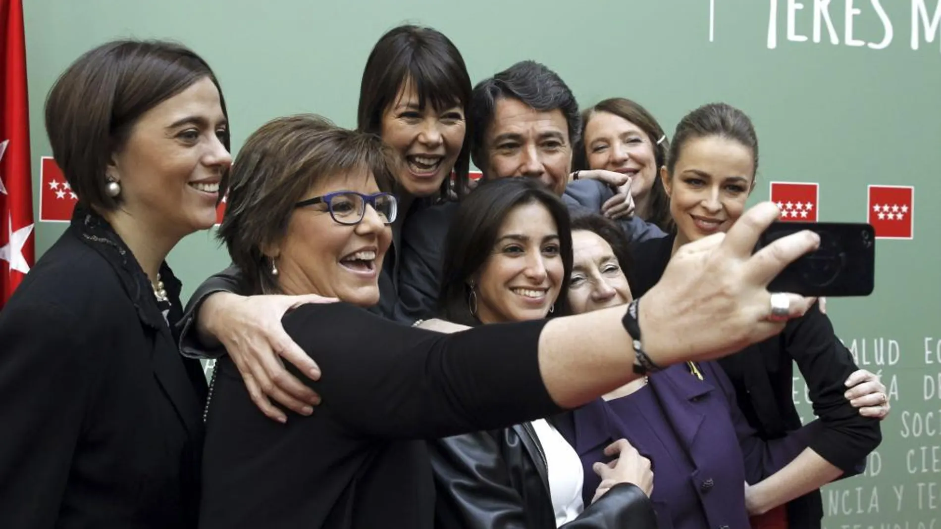 Ignacio González, que presidió el acto con el que la Comunidad de Madrid celebra el Día Internacional de la Mujer.
