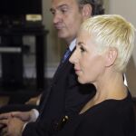 La cantante Ana Torroja durante el juicio