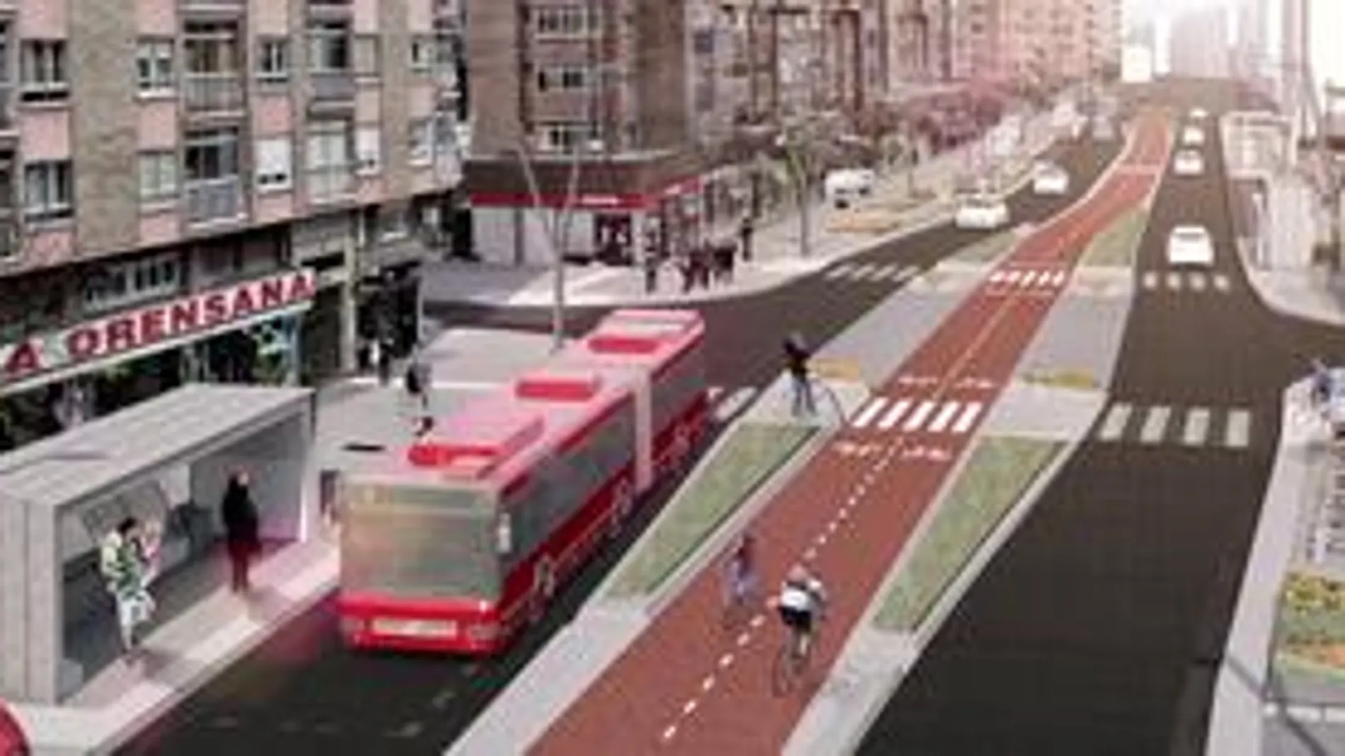 Así es el proyecto para convertir en bulevar la calle Vitoria de Burgos