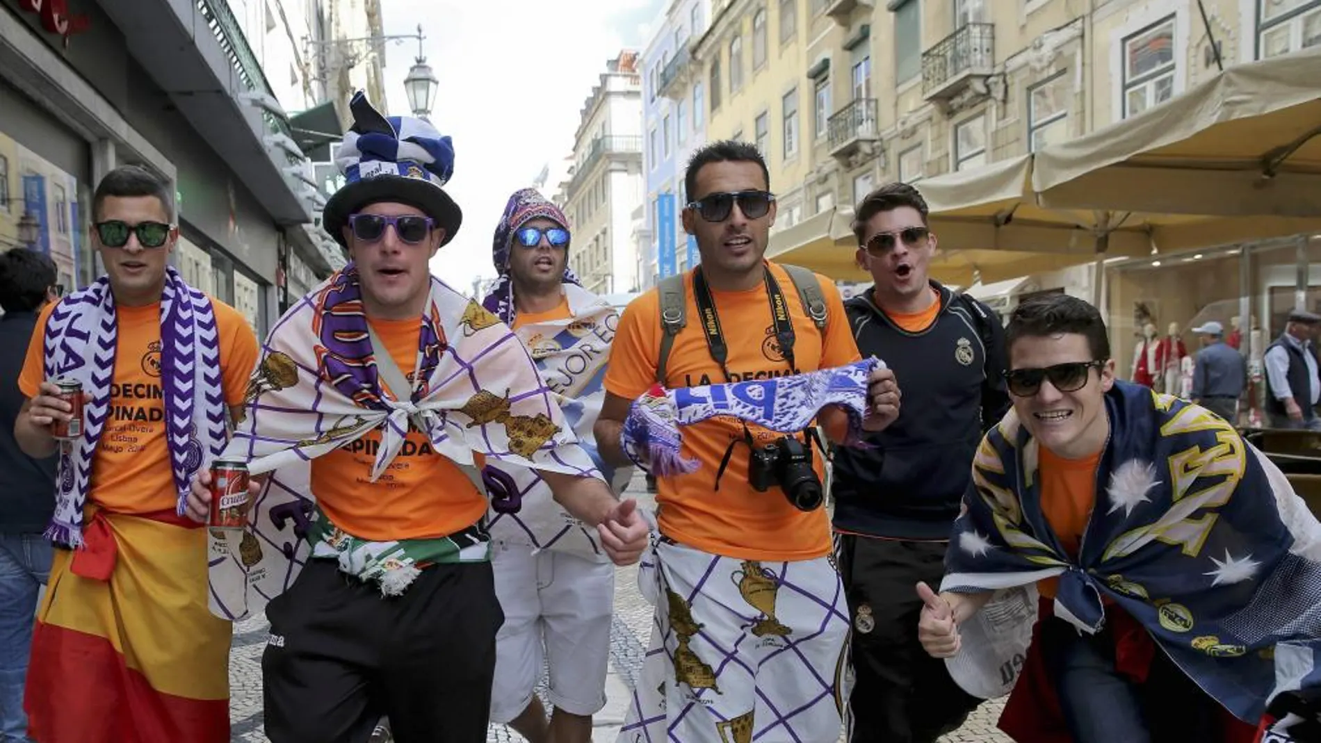 Lisboa, un hervidero de merengues y colchoneros