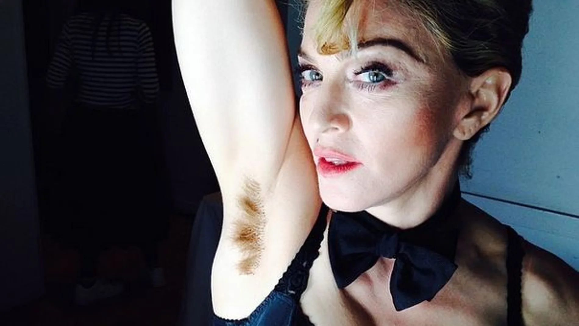 Así de "natural"se ha mostrado Madonna en sus redes sociales.