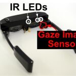 K-Glass 2, con sus LEDs y el sensor mirada-imagen