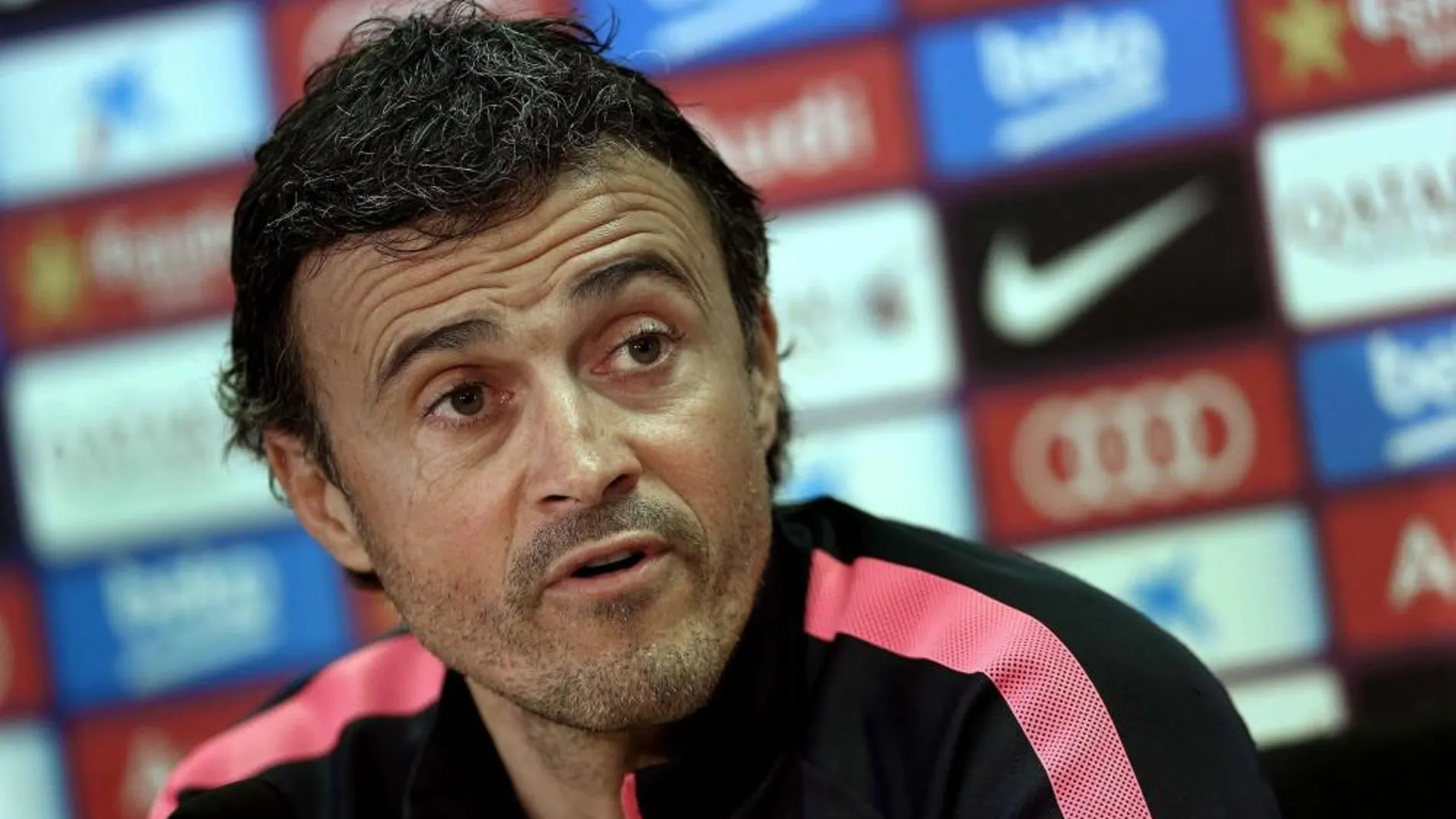 Luis Enrique, en rueda de prensa