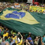 Masiva manifestación contra el Gobierno brasileño en Sao Paulo