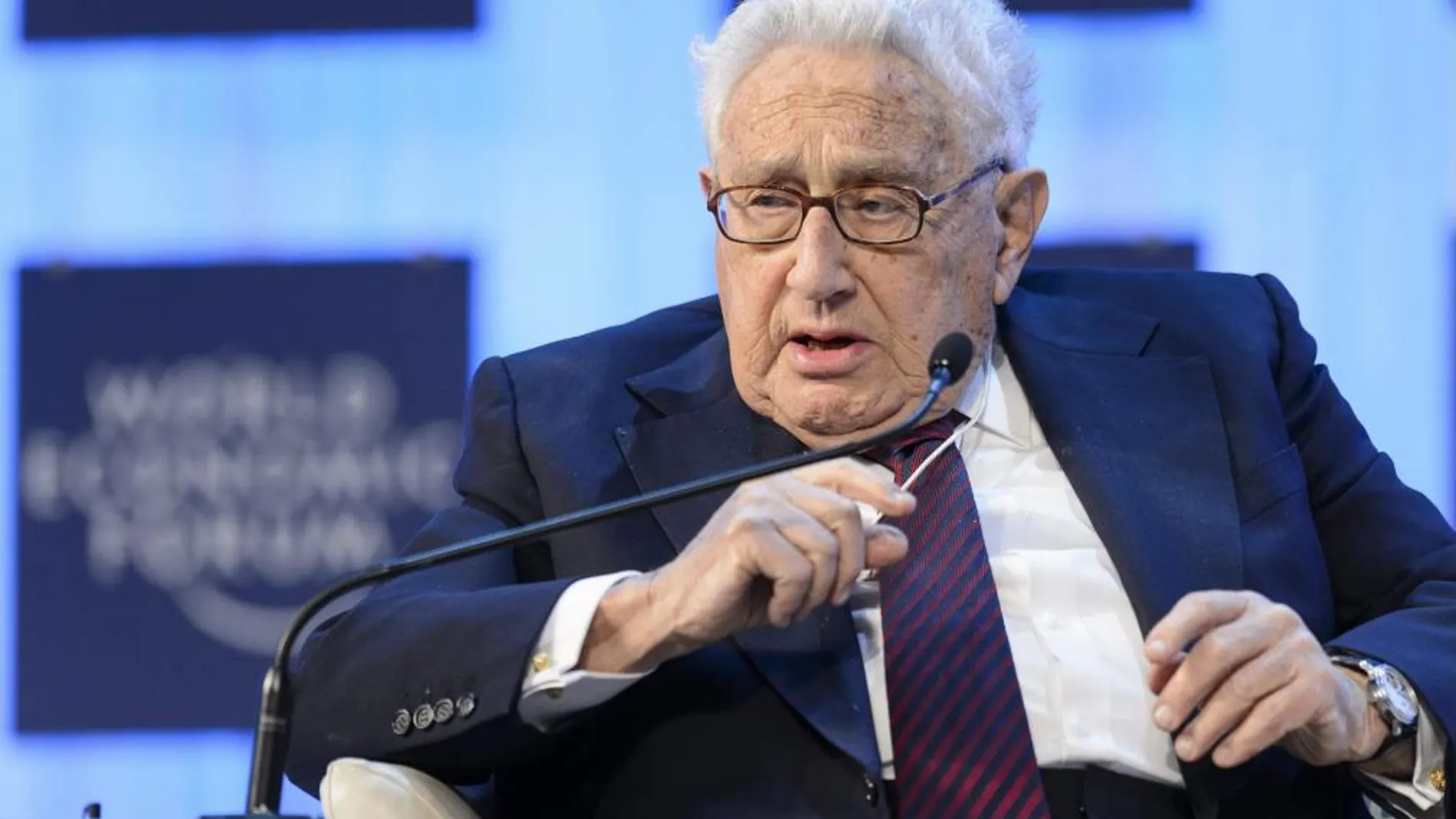 El ex secretario de Estado estadounidense Henry Kissinger