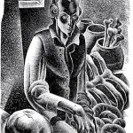 EL MODERNO PROMETEO. Una de las ilustraciones que Lynd Ward ha creado para acompañar el relato que Mary Shelley escribió a orillas del lago Lemán