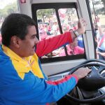 El presidente de Venezuela, Nicolás Maduro, en un acto de precampaña en el estado de Barinas