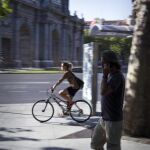 Son pocos los que se atreven a usar la bici por Madrid