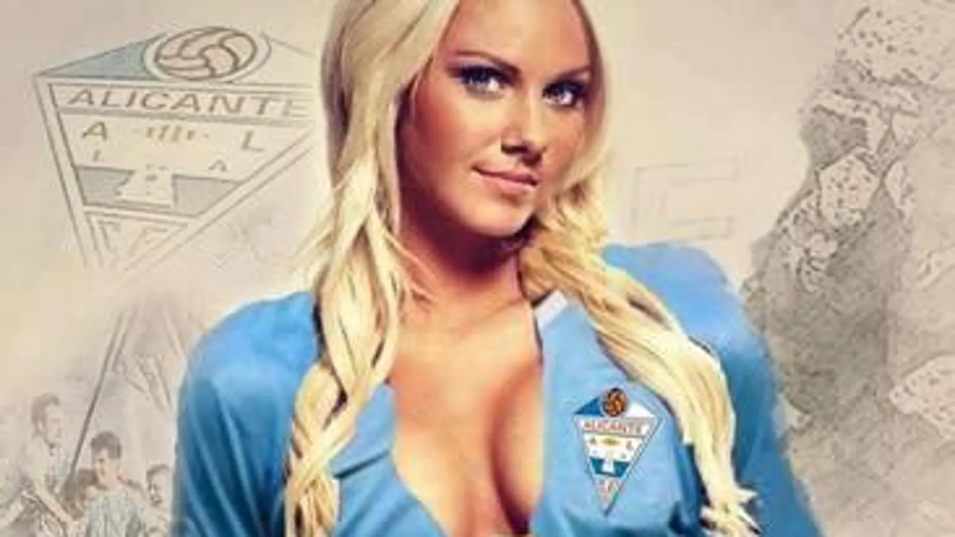 Imagen del polémico cartel con el que un socio animaba a las mujeres a sacarse el abono para esta temporada