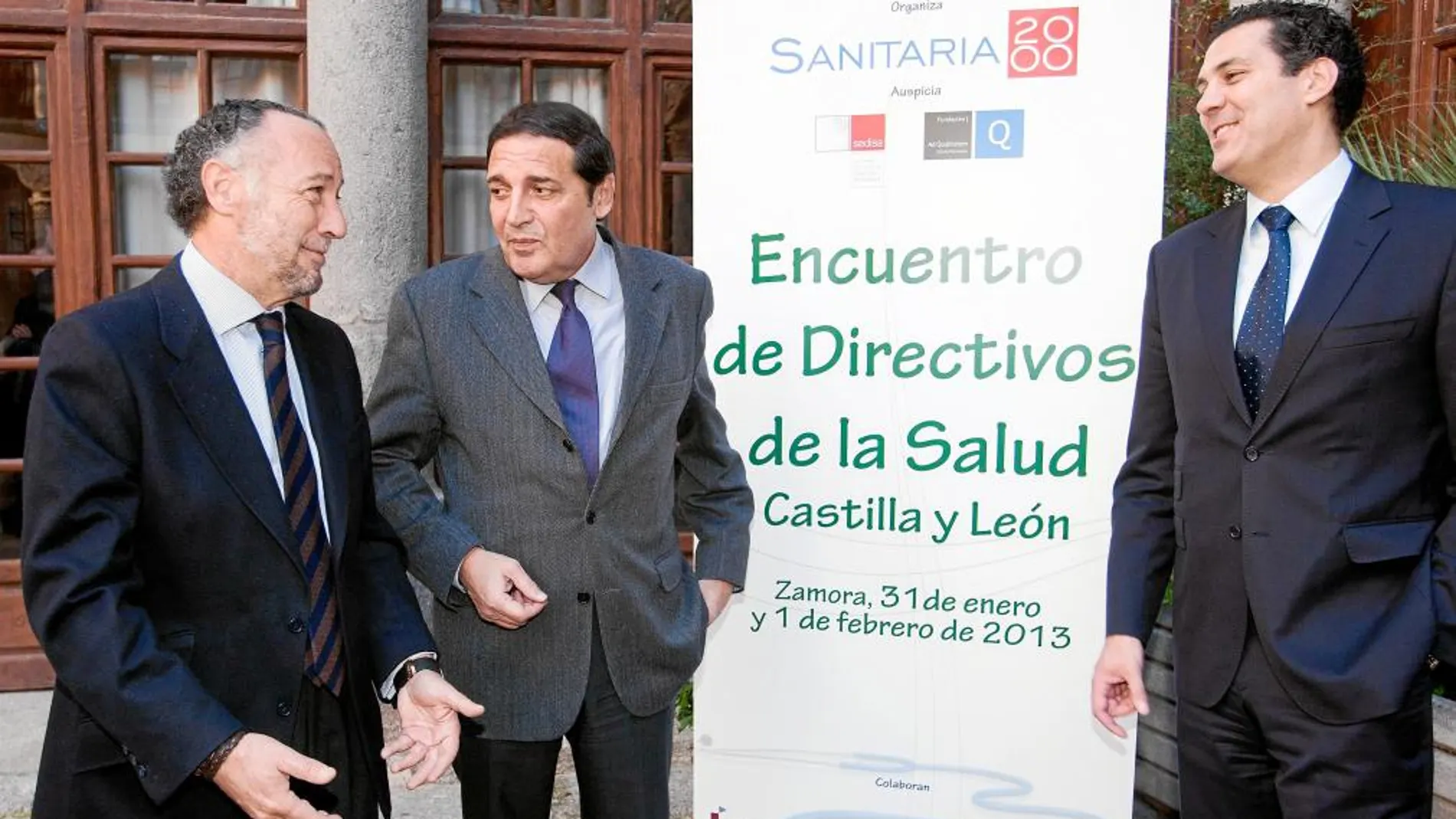 Antonio Sáez Aguado inaugura el Encuentro de directivos de la salud de Castilla y León, ayer en Zamora