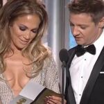 Jennifer Lopez y Jeremy Renner, en los Globos de Oro