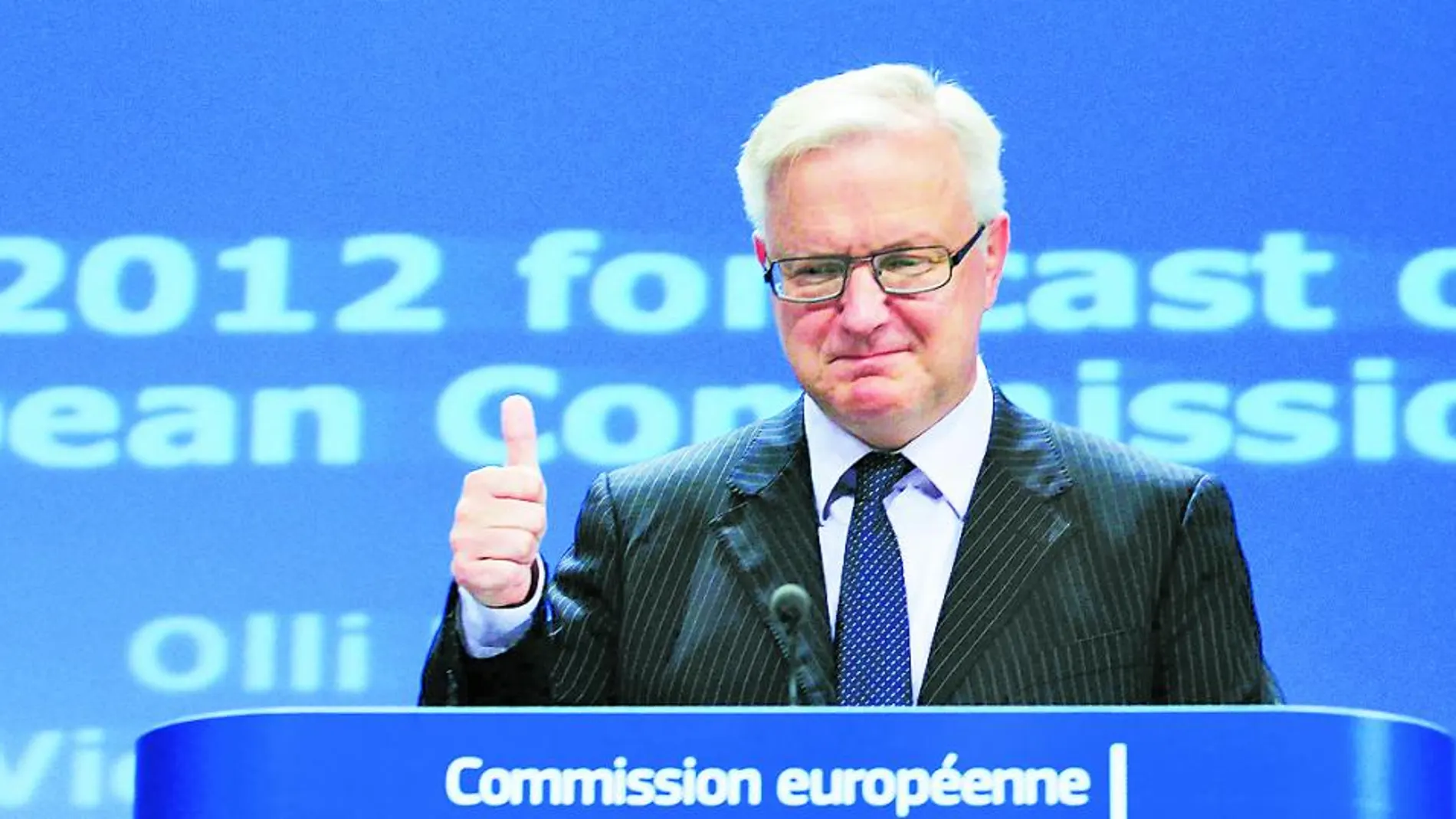 Olli Rehn, comisario de Asuntos Económicos, confía en los ajustes puestos en marcha por España