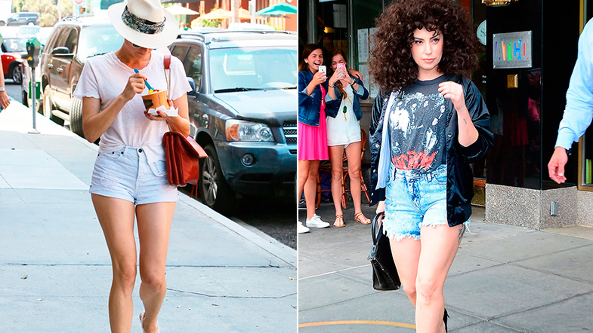 Diane Kruger es un icono de estilo, y acertó con esos shorts blancos. Lady Gaga, por otro lado, tiene un estilo que no acabamos de entender.