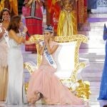 La ganadora de Miss Mundo 2013, Megan Young, al ser coronada