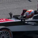 Un coche de Fórmula E