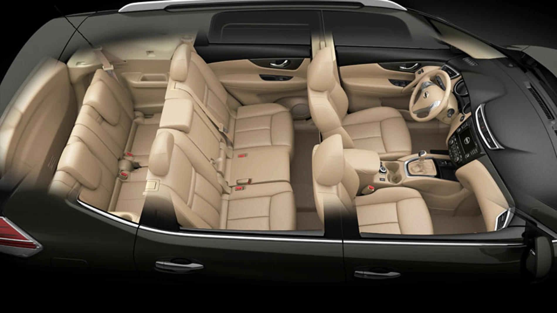 El nuevo Nissan X-Trail cuenta con la posibilidad de montar siete asientos.