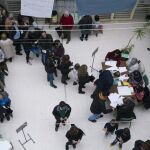 Colegio de Málaga una jornada de votación