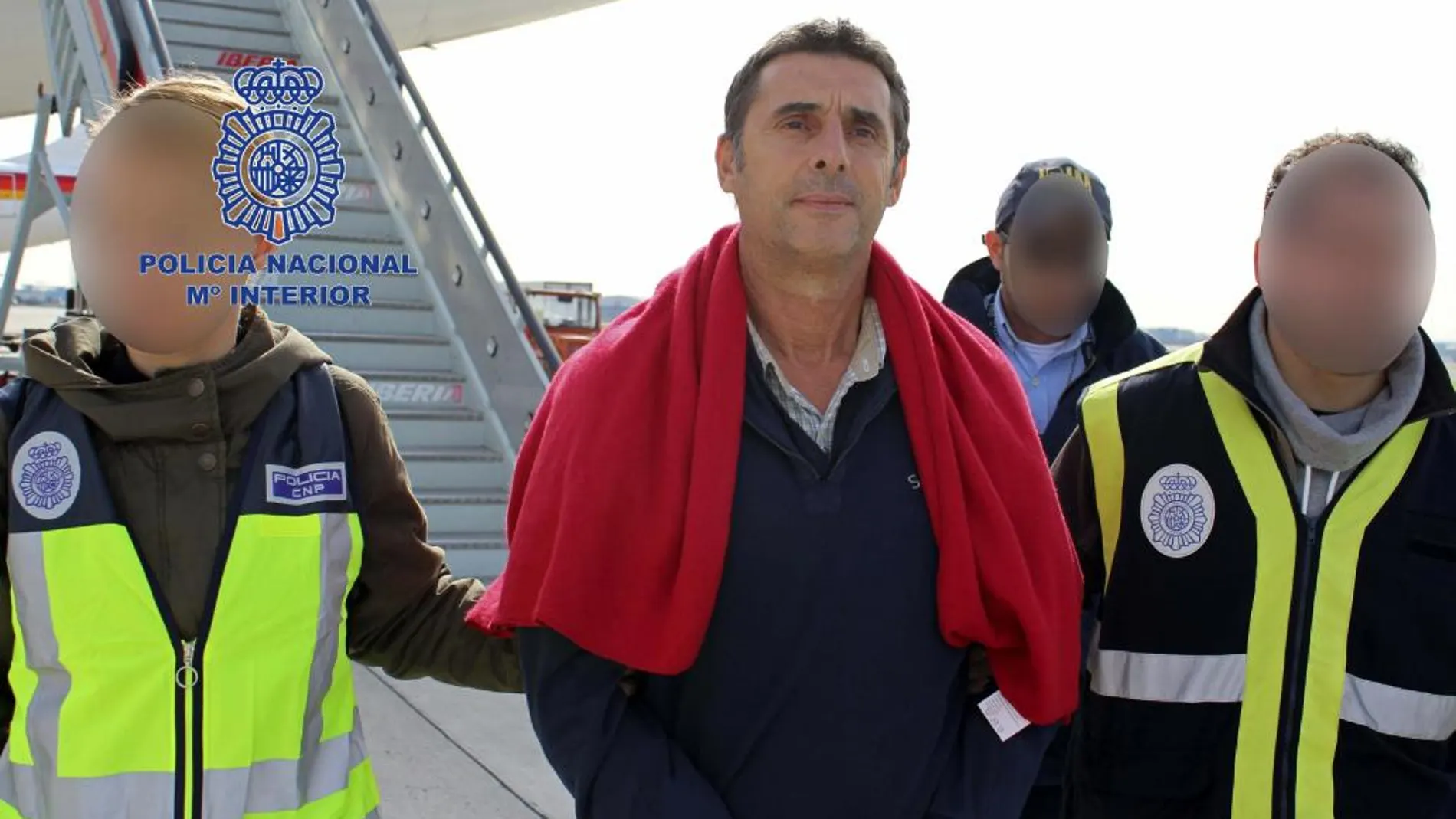 Juan Jesús Narváez Goñi, alias Pajas, a su llegada a Madrid en 2014