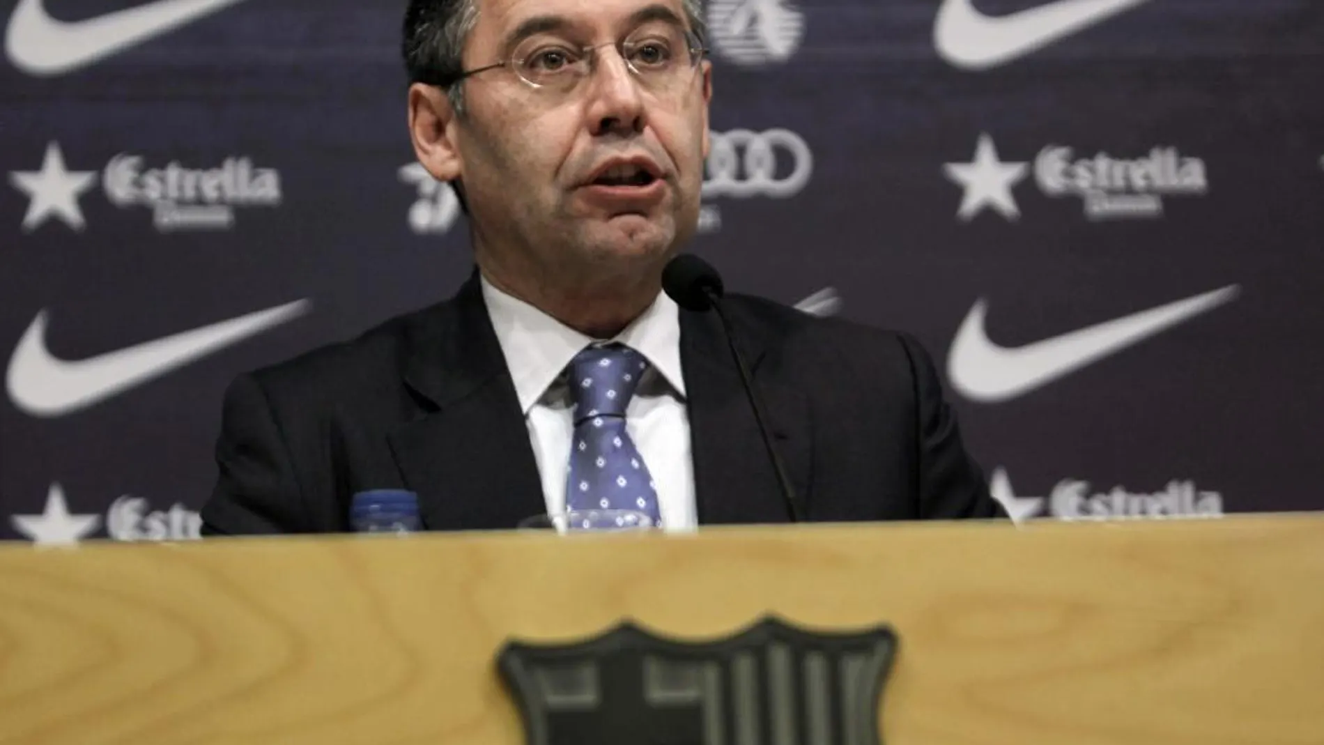 El presidente del FC Barcelona, Josep Maria Bartomeu