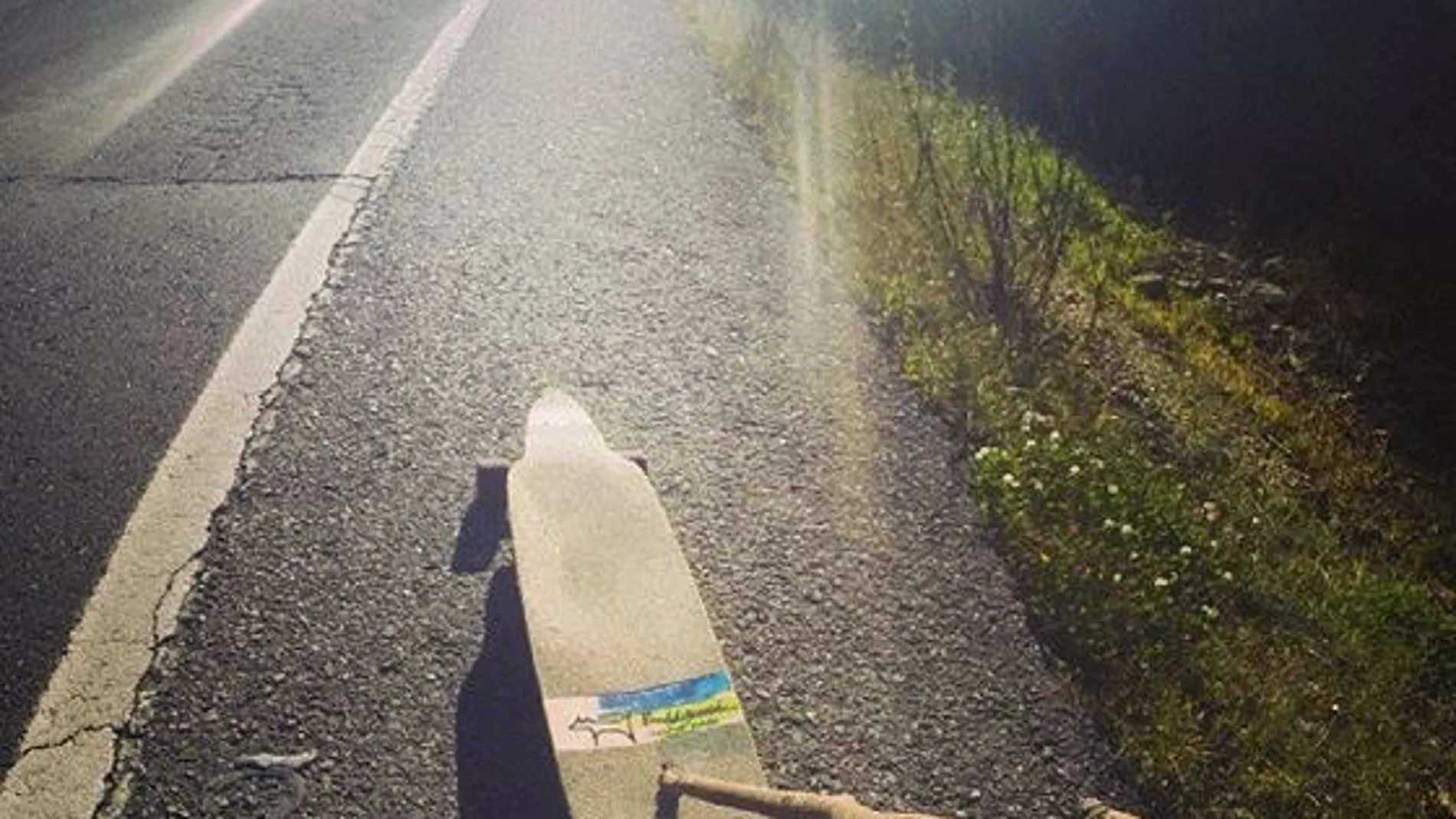 Su medio de transporte, sus longboards