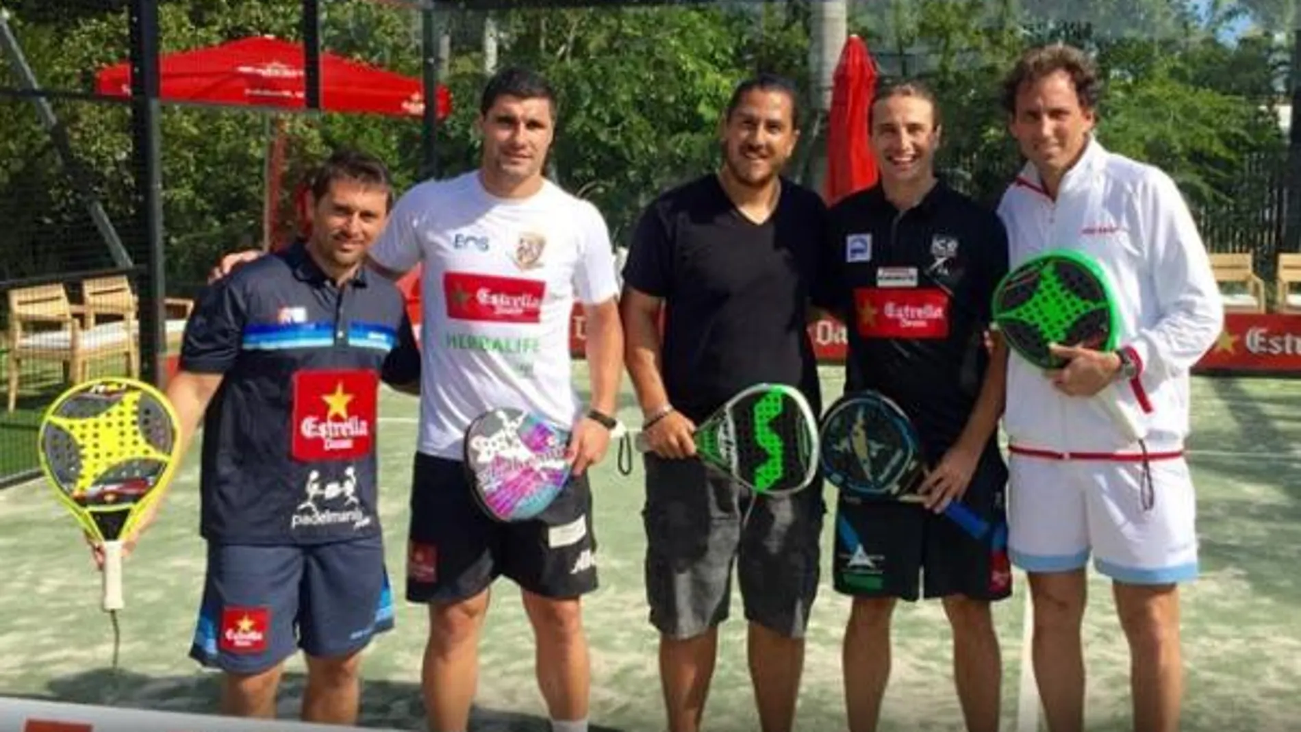 Varios jugadores WPT en Miami.