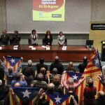 La Asamblea Nacional Catalana, ayer