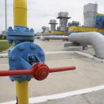Una planta de gas en el pueblo ucraniano de Mryn, a 120 km al norte de Kiev