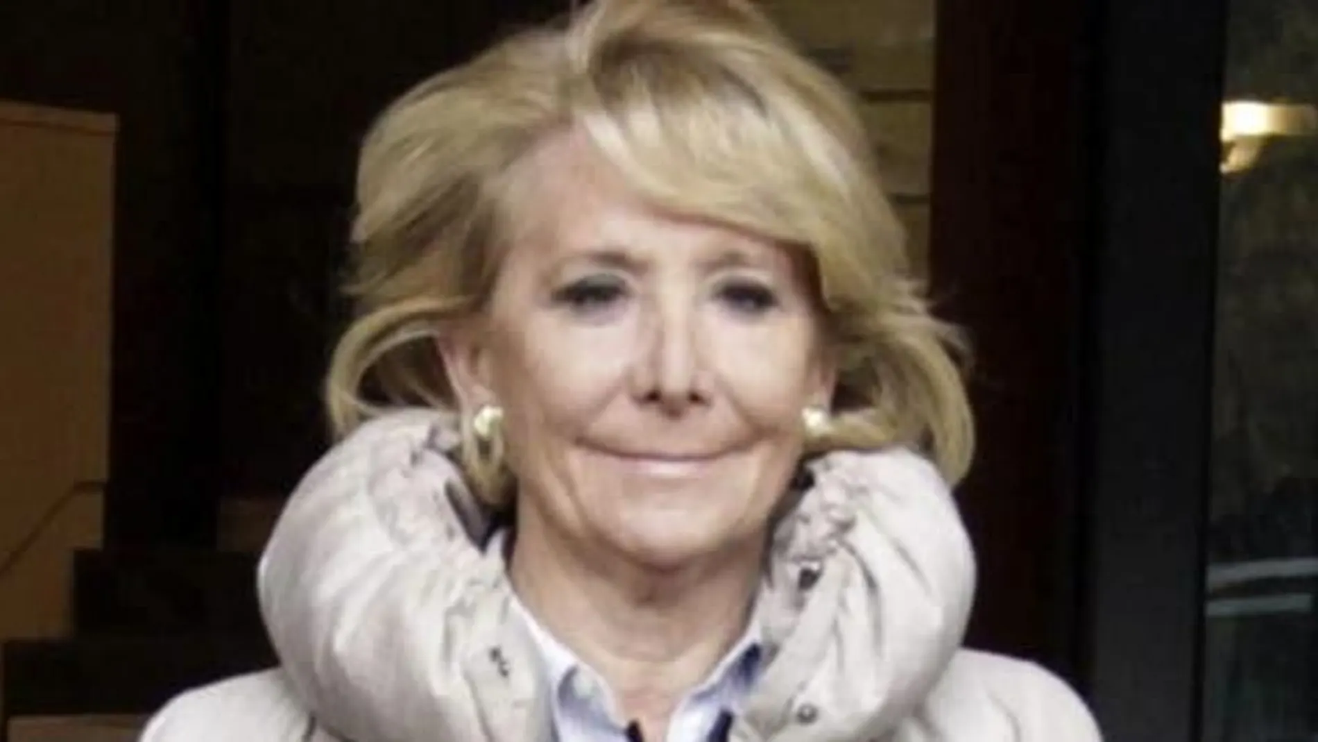 La expresidenta de la Comunidad de Madrid Esperanza Aguirre.
