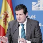El vicepresidente del Consell, ayer tras el pleno del Consell