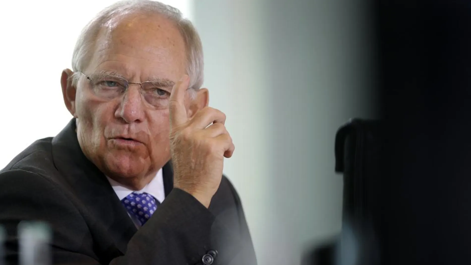 El ministro de Finanzas de Alemania, Wolfgang Schäuble