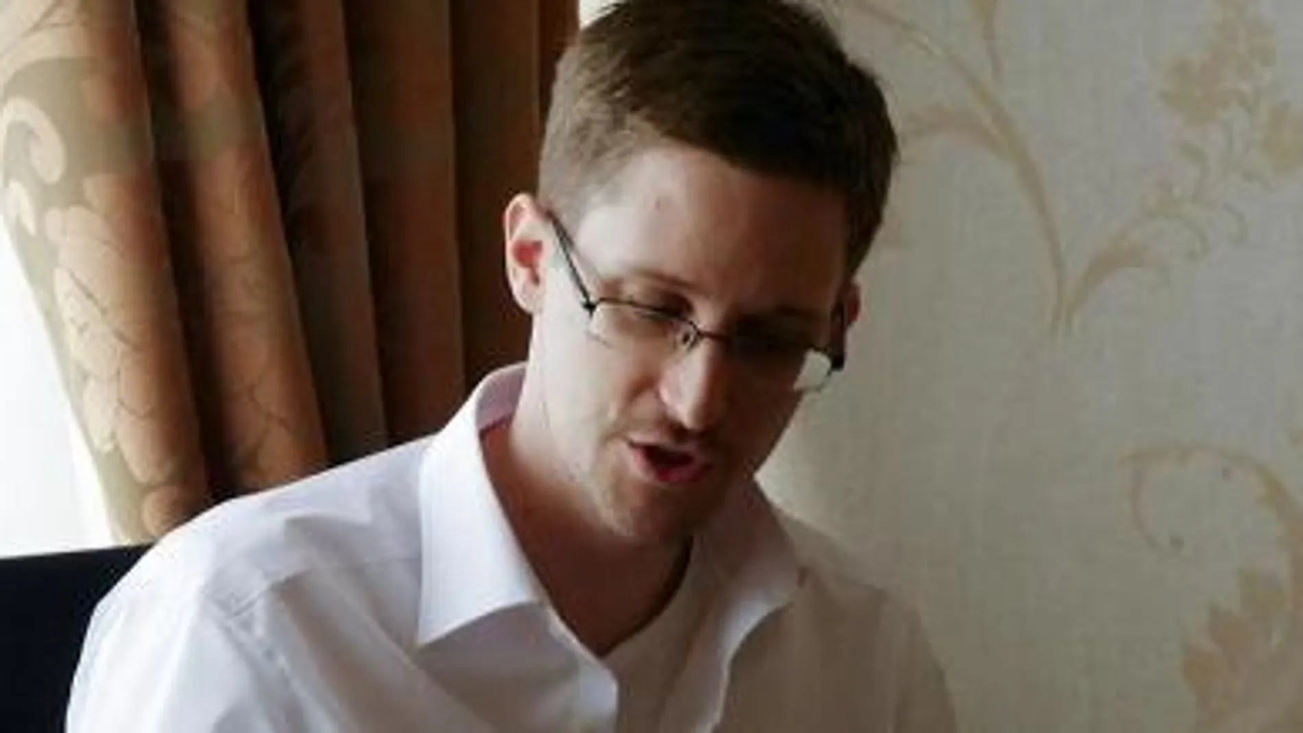 Edward Snowden, durante la entrevista para la cadena alemana ARD