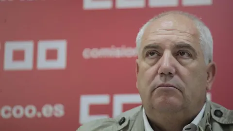 El secretario general de CCOO-A, Francisco Carbonero