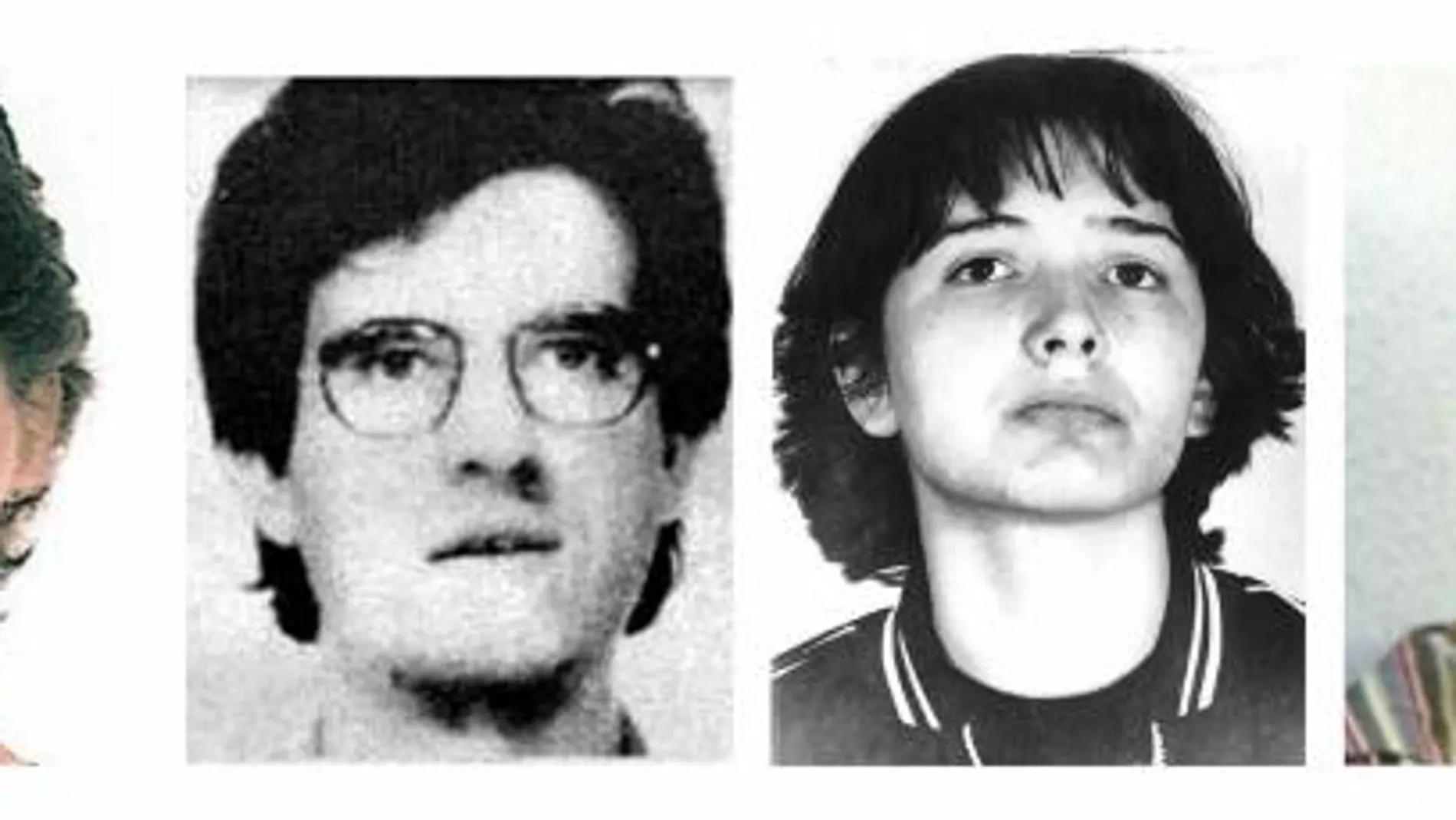 Fotografías de archivo de la nueva dirección del Colectivo de Presos Políticos Vascos (EPPK, en sus siglas en euskera): de izquierda a derecha, Xabier Alegría, Laurence Guimon, Mikel Albisu (Mikel Antza), Marixol Iparagirre (Anboto), Anabel Egüés y Jon Olarra Guridi.