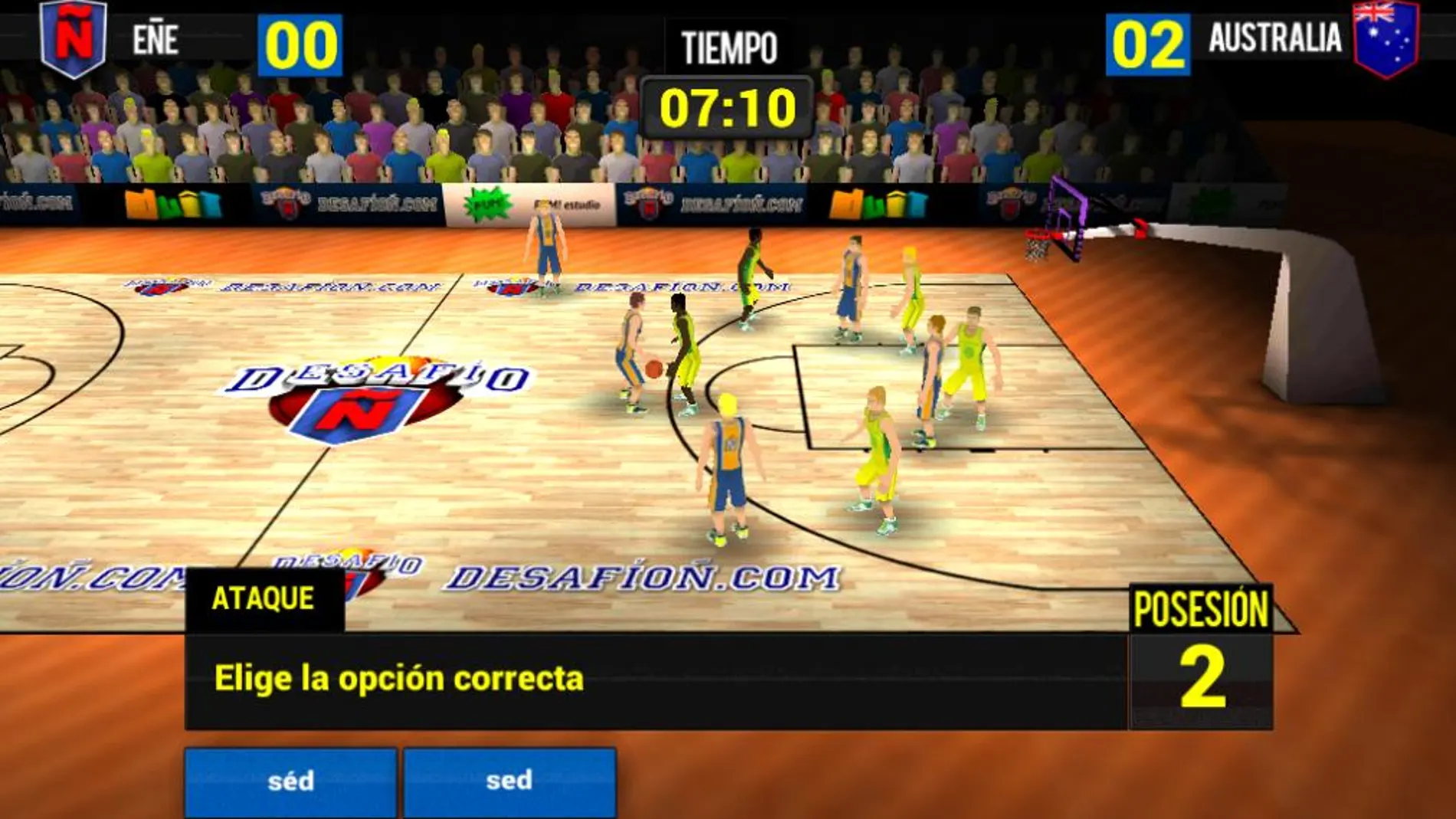 Desafío Ñ: balonceso y ortografía se dan la mano en esta app educativa