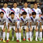 La selección surcoreana, antes del partido de clasificación para el Mundial disputado frente al Líbano en pasado mes de junio.