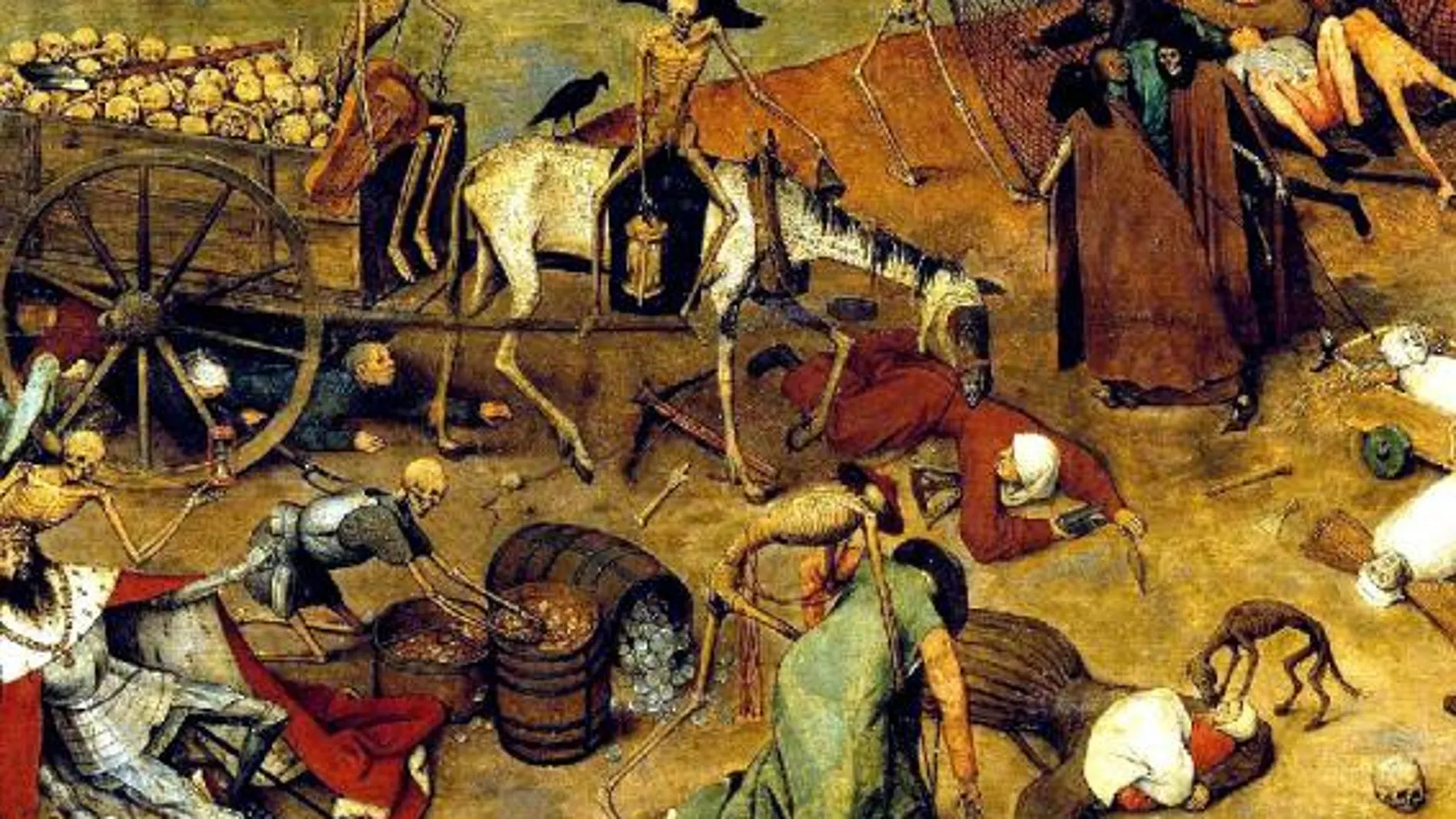 Uno de las muchas ilustraciones de la época sobre la peste negra