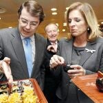 El alcalde de Salamanca, Alfonso Fernández Mañueco, en la pasada edición de Madrid Fusión junto a Ana Botella