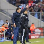 El entrenador del Getafe, el rumano Cosmin Contra