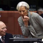 El ministro alemán de Finanzas, Wolfgang Schäuble, durante la rueda de prensa del pasado viernes tras el Eurogrupo, en Bruselas