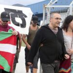 Salida de la prisión de Algeciras del etarra Juan Manuel Piriz