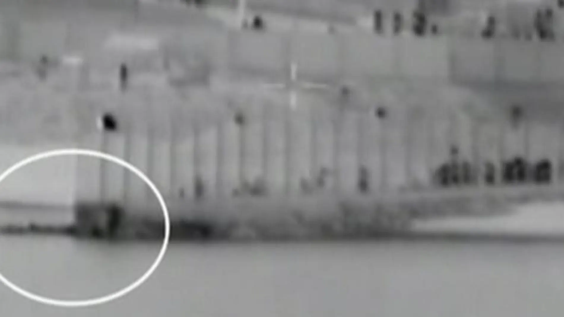 Imagen de una de las grabaciones de lo sucedido en Ceuta