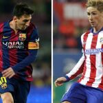 Messi y Torres.