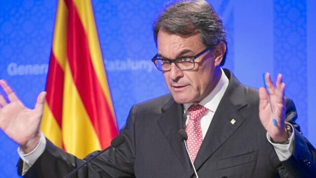 El presidente de Cataluña Artur Mas