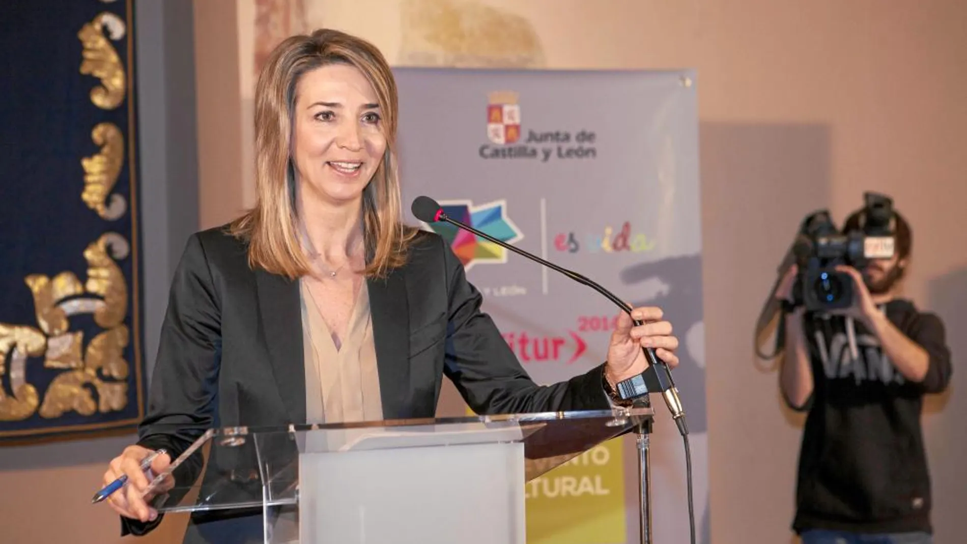 La consejera de Cultura y Turismo, Alicia García, presenta el balance de Castilla y León en Fitur